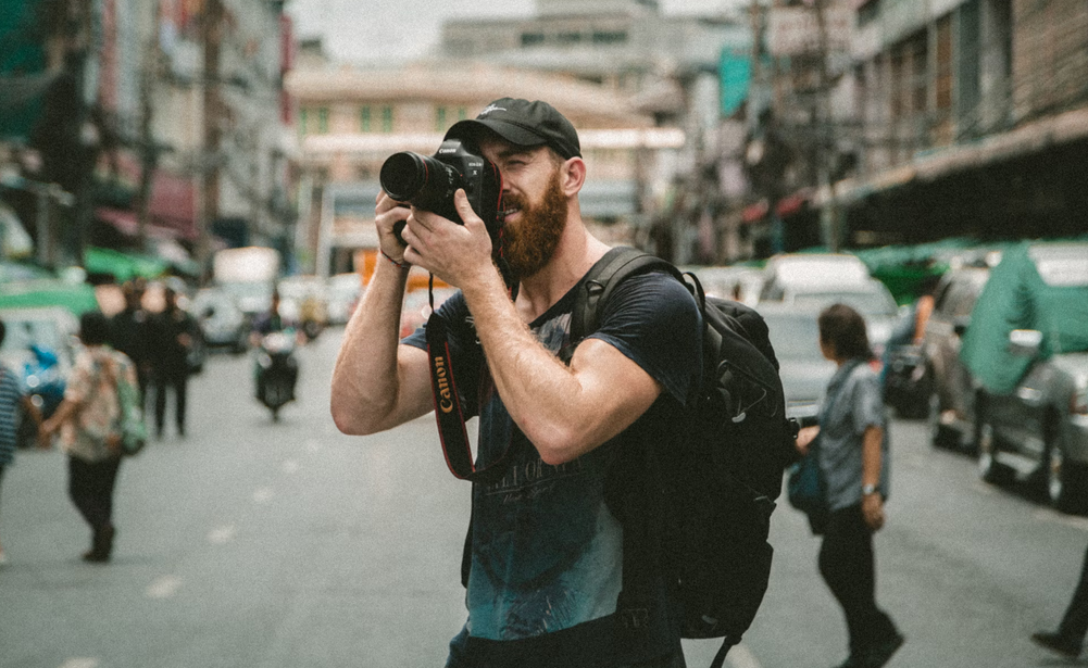 fotografo en la calle